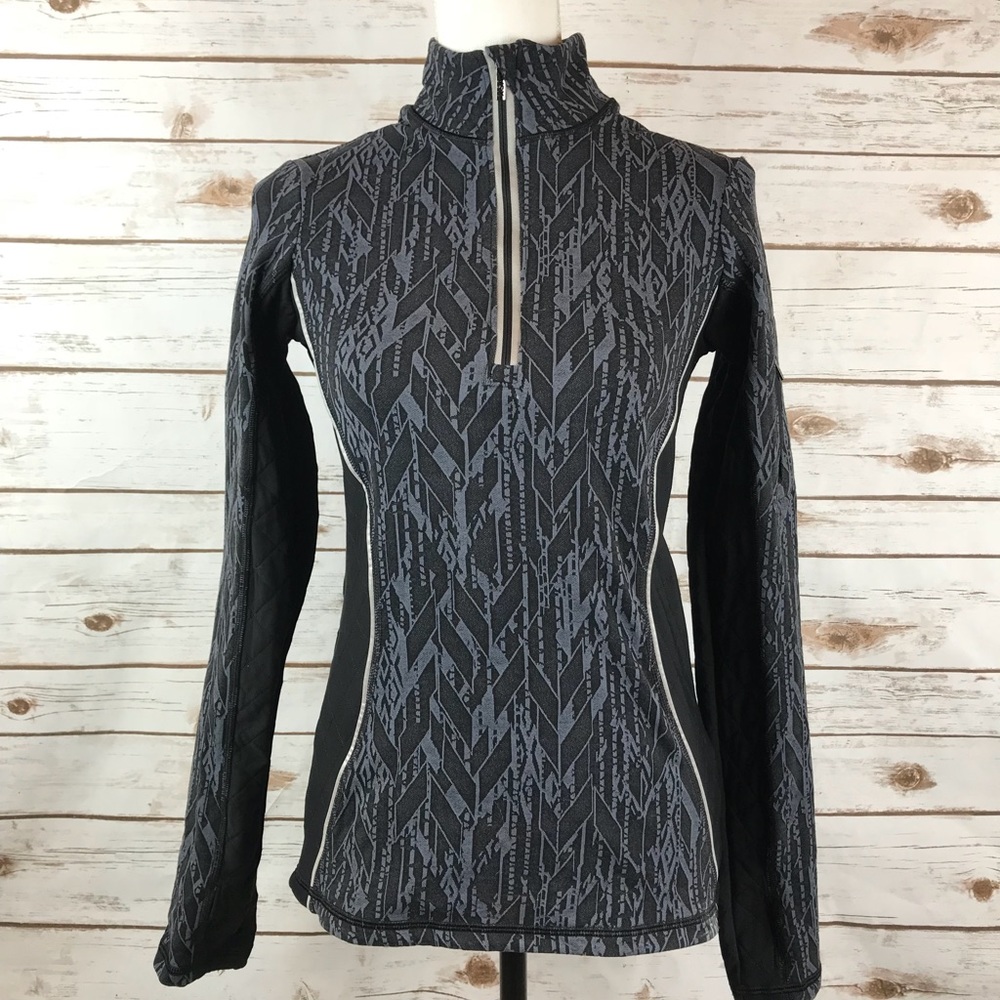 VSX Victorias Secret Fleece Quilted Wicking Half Zip Pullover